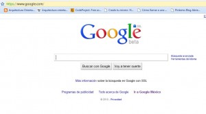 google ssl apariencia google ssl