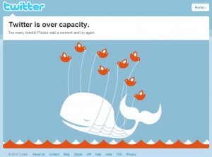 twitter is over capacity